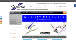 Desktop Screenshot of comdent.co.uk